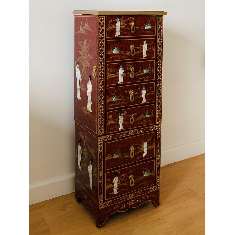 Oriental jewelry deals armoire